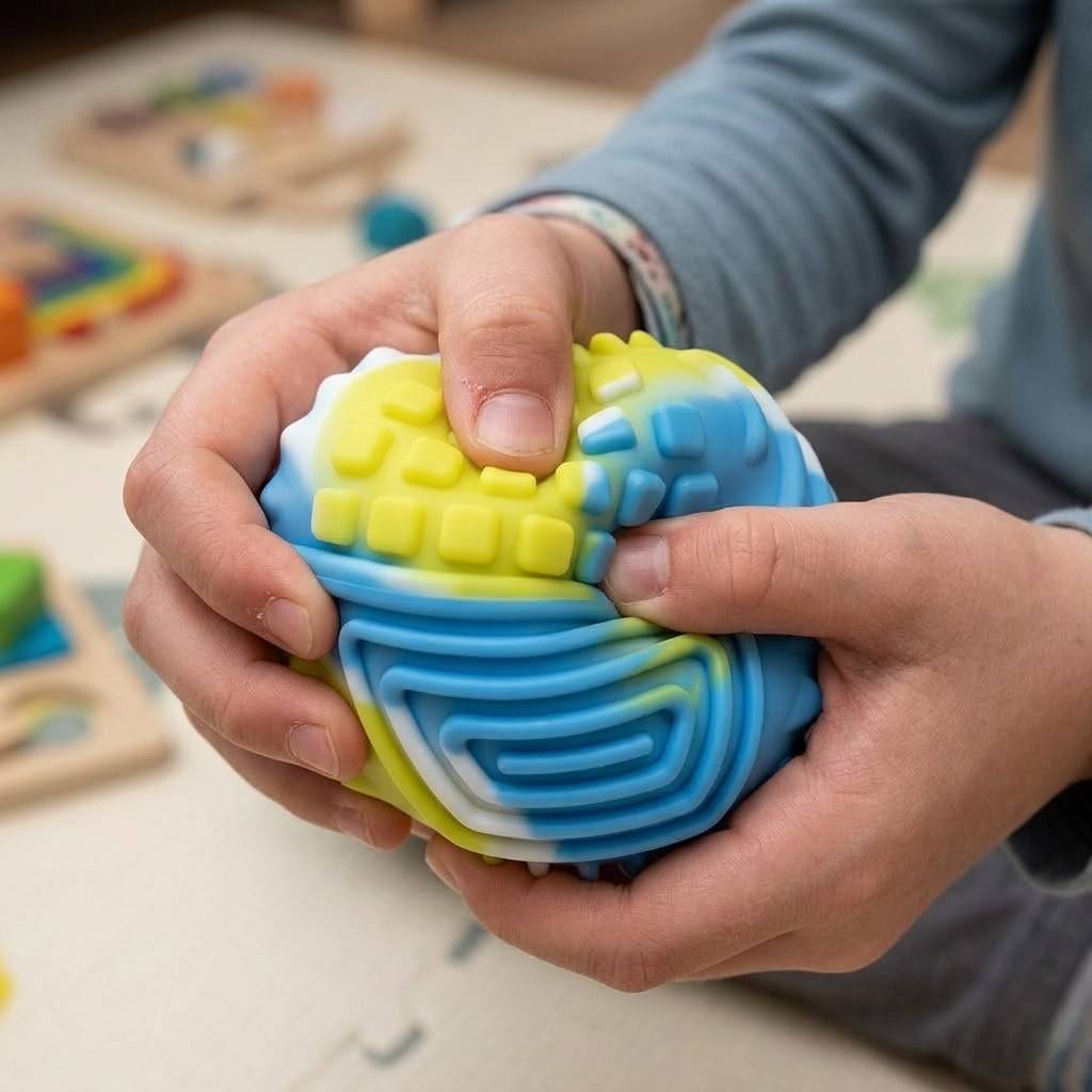 Kids Sensory Stress Relief Elastic Ball Toy