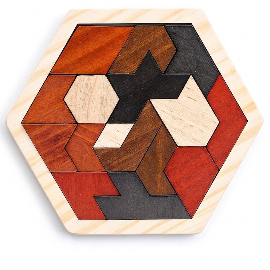 Hexagonal Brain Puzzle Toy