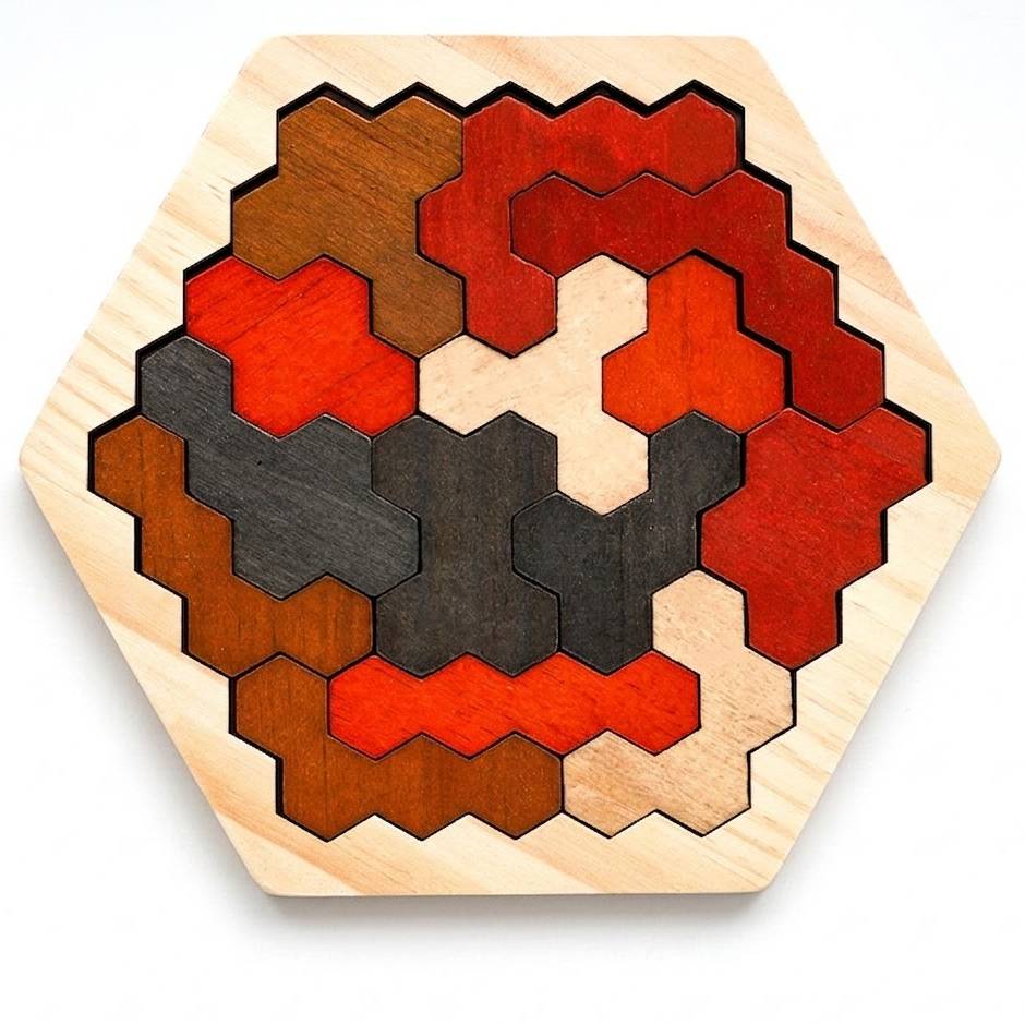 Hexagonal Brain Puzzle Toy