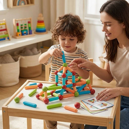 Strong Magnetic Building Rods Blocks