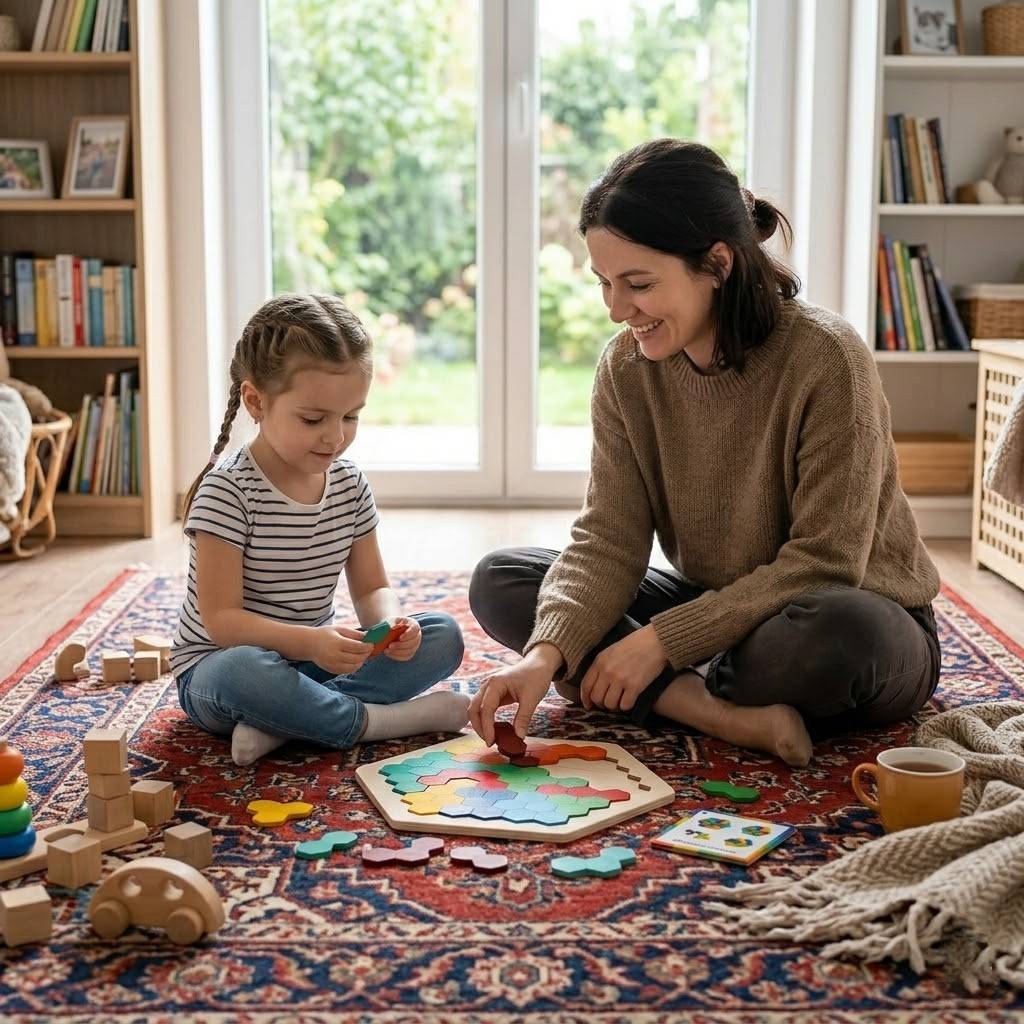 Hexagonal Brain Puzzle Toy